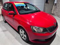 Used Skoda Fabia SE 90 HP (66 kW) 2016 Red Hatchback