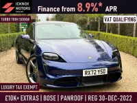 Used Porsche Taycan 500 kW (680 HP) 2022 Blue Sedan