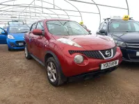 Used Nissan Juke Visia 94 HP (69 kW) 2013 Red SUV