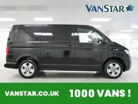 Used VW T6.1 Highline 150 HP (110 kW) 2022 Black Van