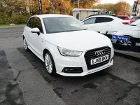 Used Audi A1 Sportback S-Line 116 HP (85 kW) 2018 White Hatchback