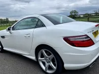 Used Mercedes SLK200 AMG 184 HP (135 kW) 2016 White Cabriolet