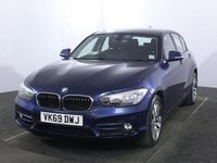 Used BMW 118 Sport Line 136 HP (100 kW) 2019 Blue Hatchback