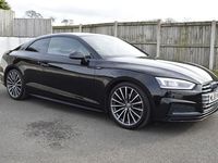 Used Audi A5 S-Line 190 HP (139 kW) 2019 Black Coupe
