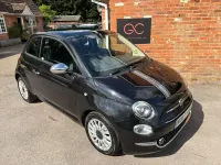 Used Fiat 500 Lounge 69 HP (50 kW) 2017 Black Hatchback