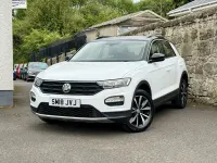 Used VW T-Roc SE 115 HP (84 kW) 2018 White SUV