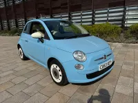 Used Fiat 500 Lounge 69 HP (50 kW) 2013 Blue Hatchback