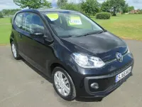 Used VW up! high up! 75 HP (55 kW) 2016 Black Hatchback