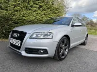 Used Audi A3 Sportback Black Edition 140 HP (102 kW) 2012 Silver Hatchback