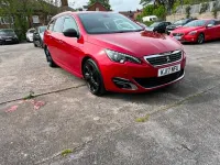 Used Peugeot 308 SW GT-line 2017 Red Estate