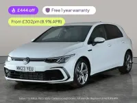 Used VW Golf VIII R-line 150 HP (110 kW) 2023 White Hatchback