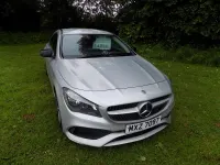 Used Mercedes CLA200 AMG line 156 HP (114 kW) 2018 Silver Sedan