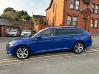 Used Skoda Superb SE L 150 HP (110 kW) 2022 Blue Estate