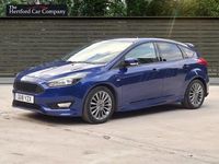 Used Ford Focus ST-Line 120 HP (88 kW) 2018 Blue Hatchback