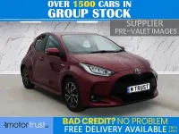 Used Toyota Yaris Design 116 HP (85 kW) 2021 Red Hatchback