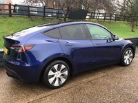 Used Tesla Model Y Long Range AWD 378 kW (514 HP) 2022 Blue SUV