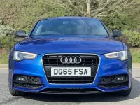 Used Audi A5 Black Edition 190 HP (139 kW) 2016 Blue Coupe