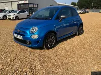 Used Fiat 500 S 69 HP (50 kW) 2016 Blue Hatchback