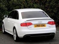 Used Audi A4 S-Line 211 HP (155 kW) 2010 White Sedan