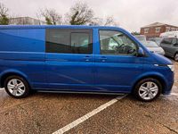 Used VW Transporter Highline 150 HP (110 kW) 2023 Blue Van