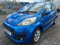Second-hand Peugeot 107 Active 68 CP (50 kW) 2013 Albastru Hatchback