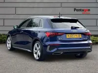 Used Audi A3 S-Line 147 HP (108 kW) 2023 Blue Sedan