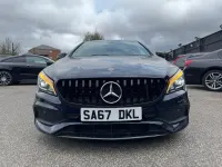 Used Mercedes CLA180 AMG line 122 HP (89 kW) 2017 Blue Sedan