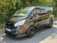 Used Ford Transit Custom Limited 125 HP (91 kW) 2014 Black Van