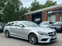 Used Mercedes CLS350 Shooting Brake AMG line 2015 Silver Estate