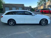 Gebraucht Mercedes E220 AMG line 2017 Weiß Kombi