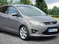 Used Ford C-MAX Titanium 125 HP (91 kW) 2014 Brown MPV