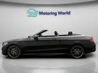 Used Mercedes C300 AMG line 258 HP (189 kW) 2019 Black Cabriolet