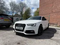 Used Audi A5 Black Edition 190 HP (139 kW) 2016 White Coupe
