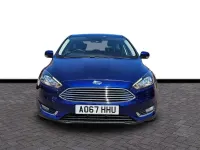 Used Ford Focus Titanium 125 HP (91 kW) 2017 Blue Hatchback