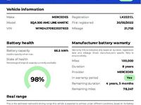 Usado Mercedes EQA300 AMG line 167 kW (228 CV) 2022 Negro SUV
