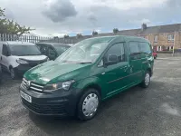 Used VW Caddy Maxi 102 HP (75 kW) 2018 Green MPV