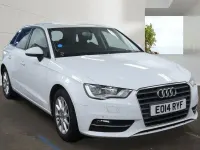 Used Audi A3 Sportback Comfort 2014 White Hatchback