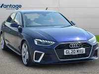 Used Audi A4 S-Line 187 HP (137 kW) 2020 Blue Sedan
