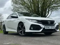 Used Honda Civic SR 2018 White Hatchback