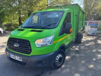 Used Ford Transit 100 HP (73 kW) 2016 Green Cabriolet