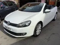 Used VW Golf Cabriolet S 2012 White Cabriolet