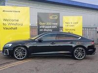Used Audi A5 S-Line 163 HP (119 kW) 2022 Black Hatchback