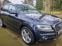 Used Audi Q5 S-line plus 190 HP (139 kW) 2015 Blue SUV