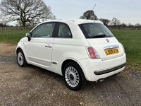 Used Fiat 500 Lounge 69 HP (50 kW) 2008 White Hatchback