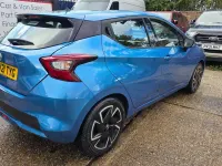 Used Nissan Micra Acenta 92 HP (67 kW) 2021 Blue Hatchback