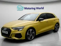 Used Audi A3 Sportback S-Line 2021 Yellow Hatchback