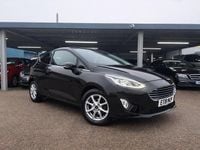 Used Ford Fiesta Zetec 2017 Black Hatchback