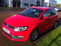 Used VW Polo Match 75 HP (55 kW) 2017 Red Hatchback