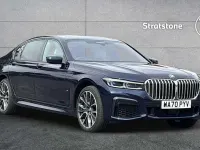 Used BMW 740L M Sport 320 HP (235 kW) 2020 Blue Sedan