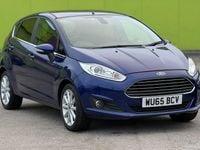 Used Ford Fiesta Titanium 2015 Blue Hatchback